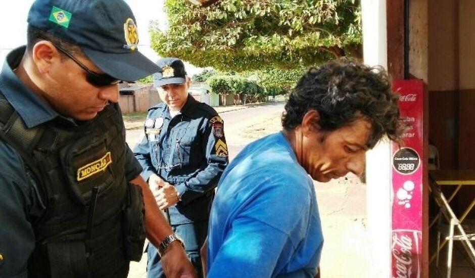 Luciano César foi preso pelos policiais da Rádio Patrulha