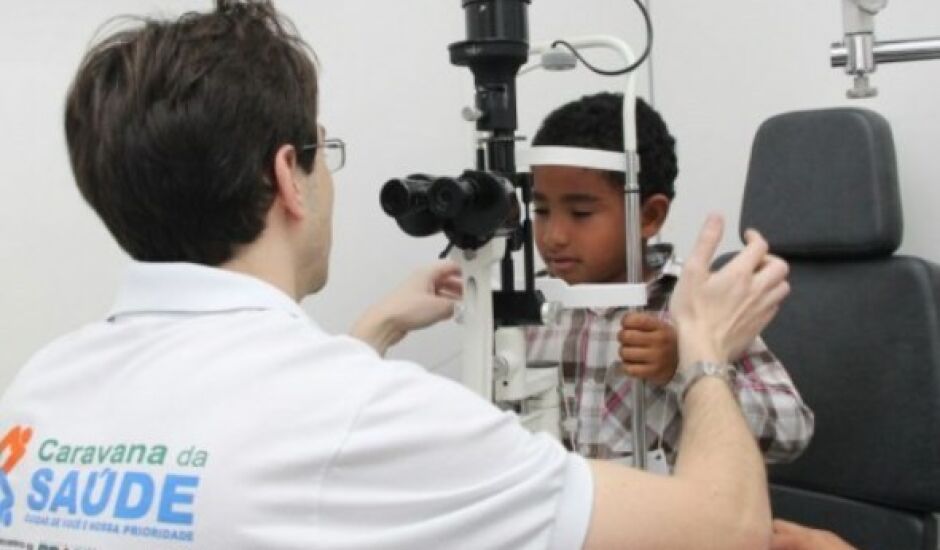 Neste ano, Caravana vai priorizar o atendimento oftalmológico para alunos das escolas públicas