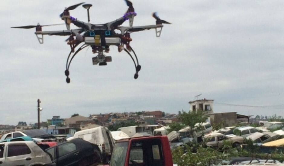 Drone será utilizado na busca por criadouros do mosquito da dengue
