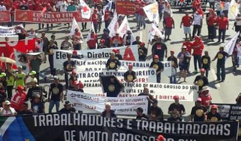 Três-lagoenses participaram de manifestação em Brasília