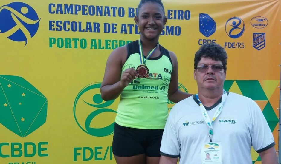 Com o resultado, Nathália, de 16 anos, foi pré-convocada para representar o Brasil no Campeonato Sul-Americano da Juventude, no Chile