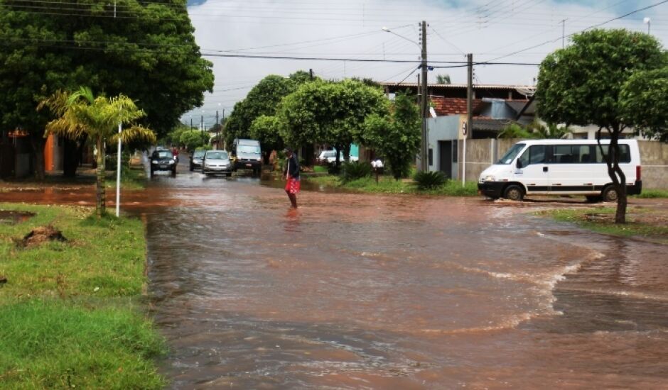 Principal problema na área de infraestrutura de Três Lagoas é a falta de drenagem para a captação de águas pluviais