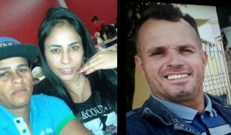 O casal Fernando e Luana e o comparsa Osmar estão sendo procurados