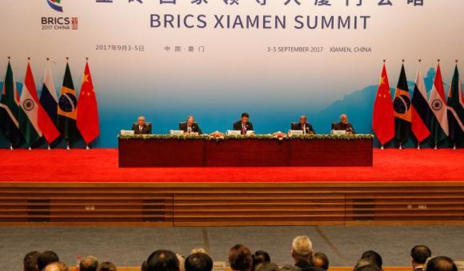 O presidente Michel Temer participa do Diálogo dos Chefes de Estado e de Governo do Brics com o Conselho Empresarial do Brics