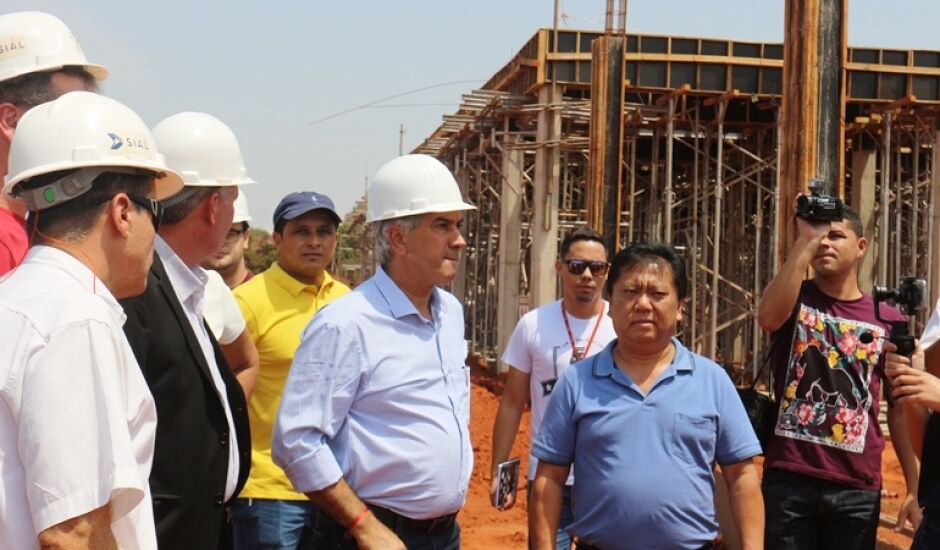 Governador visitou as obras de construção do Hospital Regional.