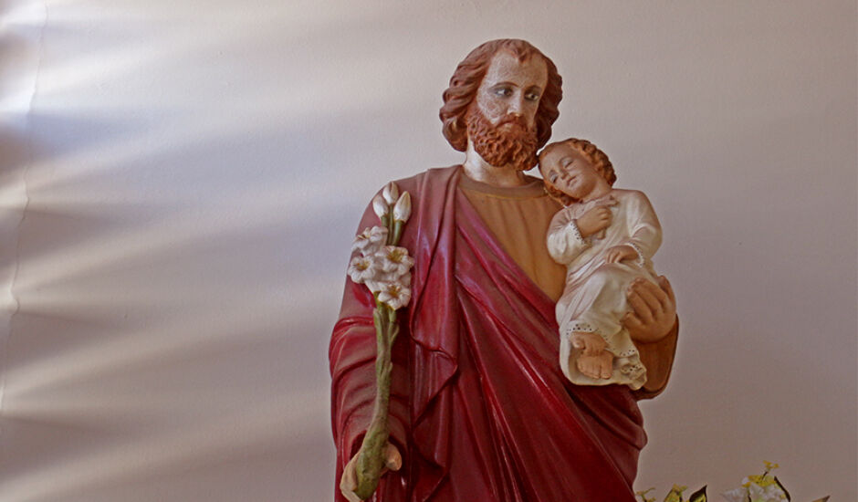 Na Igreja Católica, São José é o santo protetor da Sagrada Família