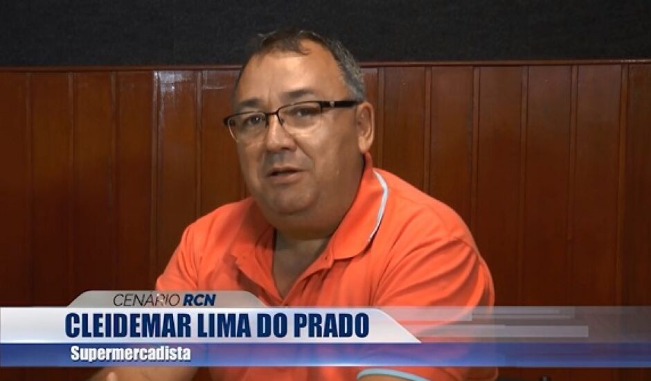 Cleidemar Lima do Prado, empresário do ramo de alimentos, em entrevista ao Cenárui RCN