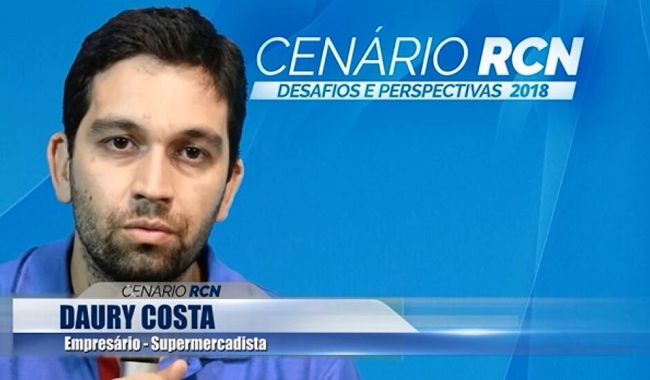 Daury Costa, diretor da Rede Costa de supermercados, em entrevista ao Cenário RCN