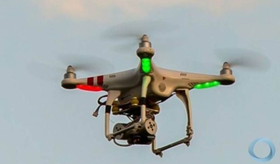 Drone semelhante ao que poderá ser usado pela PM de Três Lagoas