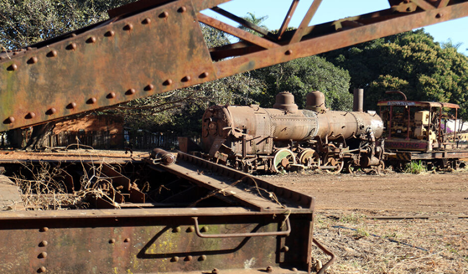 Locomotivas históricas que geram lembranças para muitas pessoas.