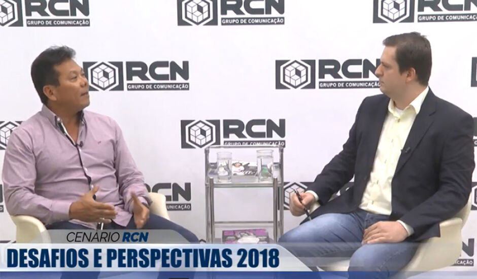 Empresário Márcio Hirade em entrevista ao “Cenário RCN – Desafios e Perspectivas 2018”