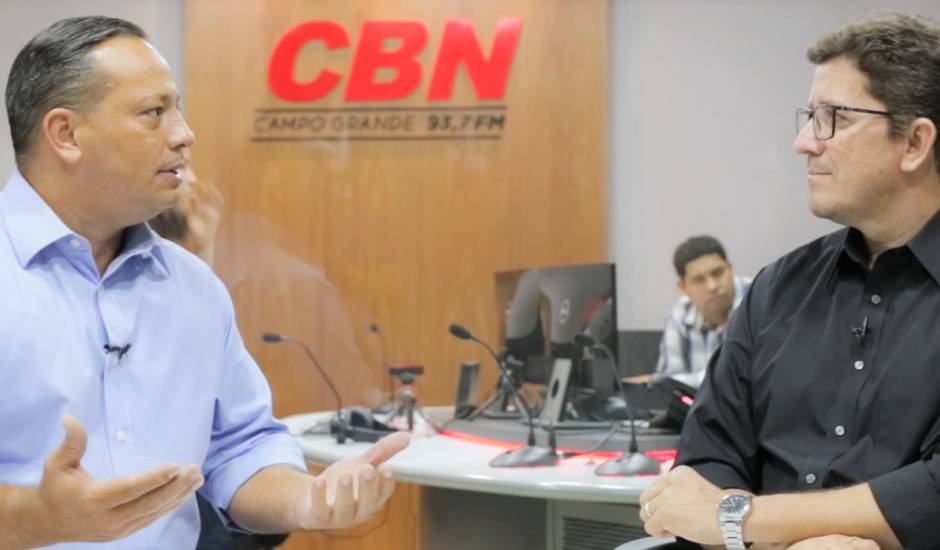 Adelaido Vila é entrevistado pelo jornalista Otávio Neto no Cenário CBN