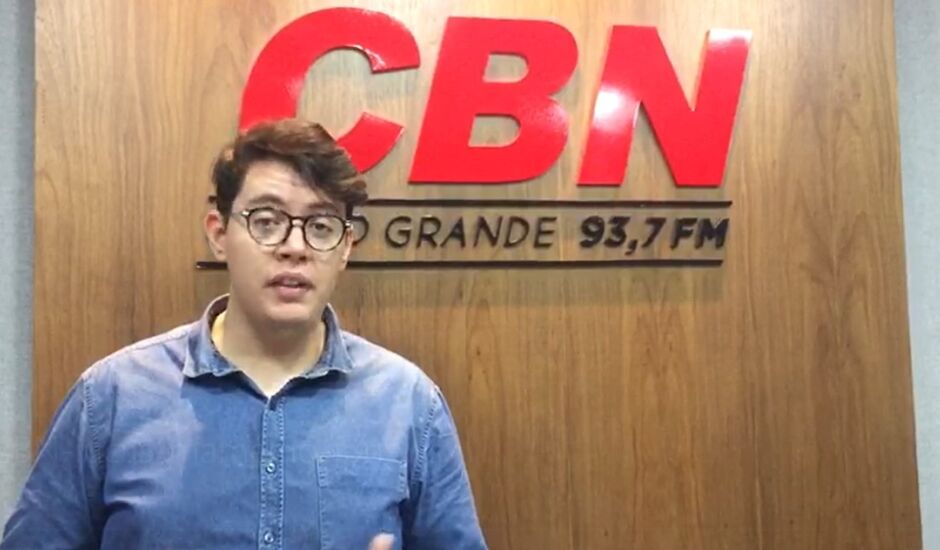 Jornalista Lucas Mamédio também apresenta o CBN Campo Grande