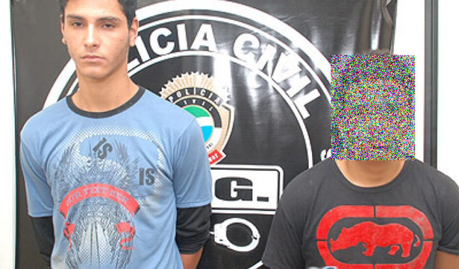 Rafael Antônio e João Paulo, presos poucos dias após o crime, em 2010