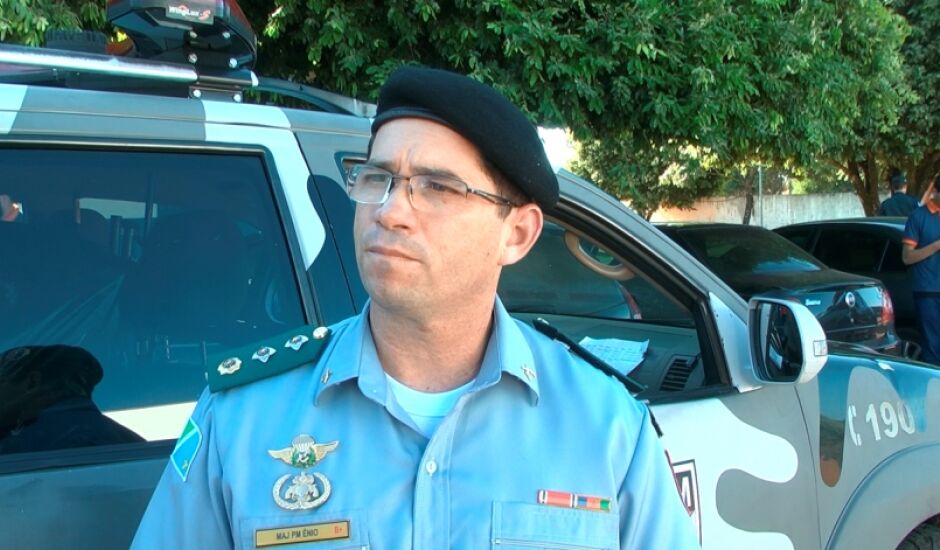 Major Ênio de Souza afirmou que as ações serão intensificadas em bairros de maior conflito criminal
