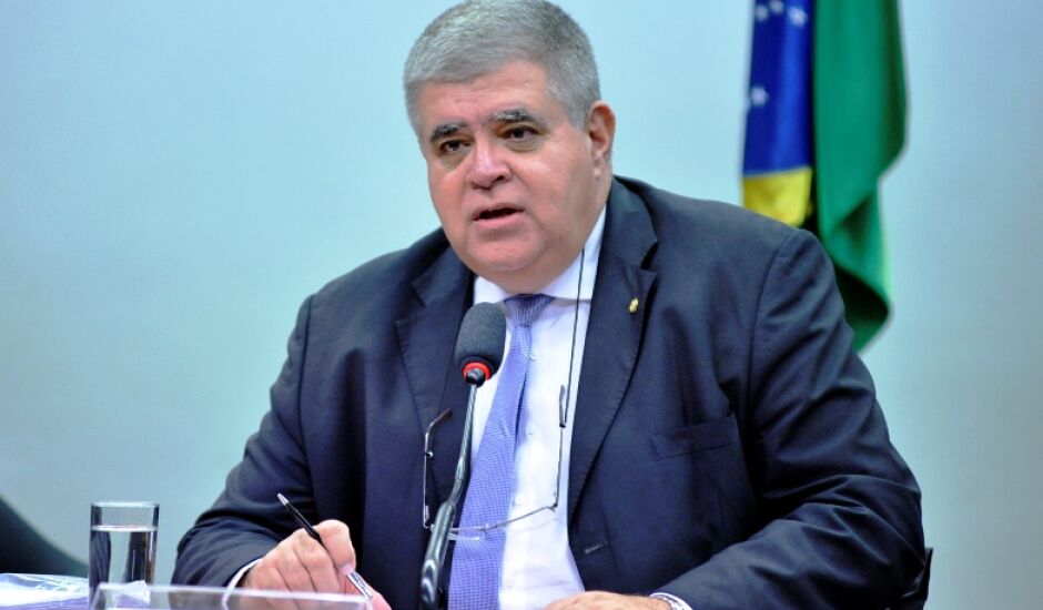 Ministro da Secretaria de Governo da Presidência da República, o deputado federal licenciado Carlos Marun