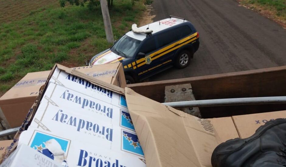 A apreensão ocorreu na base da PRF na rodovia BR-158 km 01 em Cassilândia