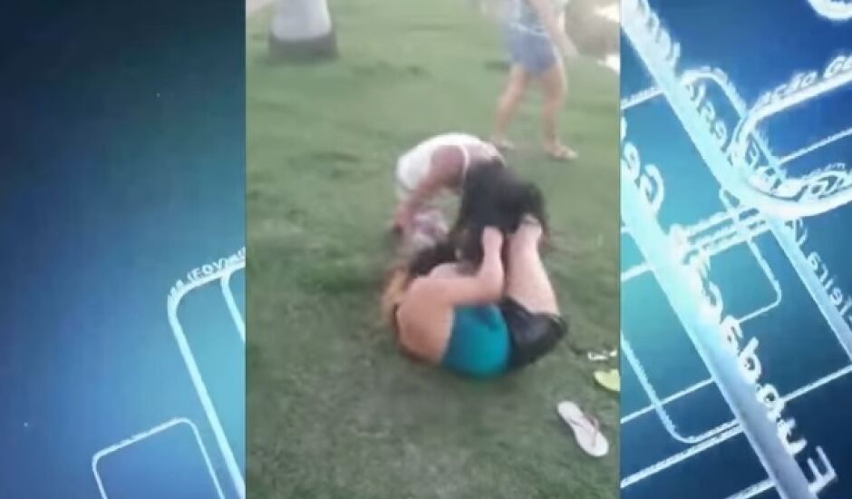 Mulheres trocam agressões na Lagoa Maior. Vídeo é antigo