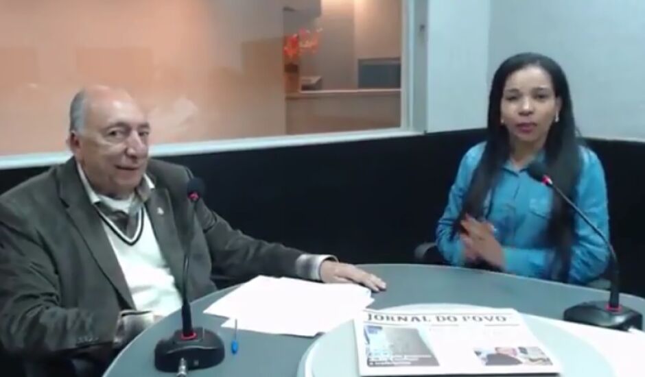 Pedro Chaves dá entrevista à jornalista Ana Cristina Santos