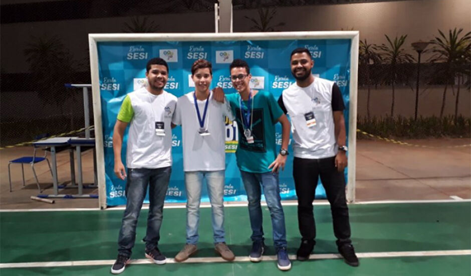 Três Lagoas foi medalha de prata do nível II, com a equipe Tera Robotic’s Prime