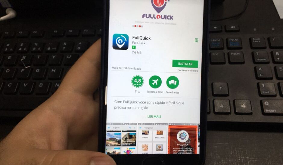 O aplicativo foi desenvolvido pelo brasileiro Plinio Sant´Ana Kakihara que mora há anos no Japão.