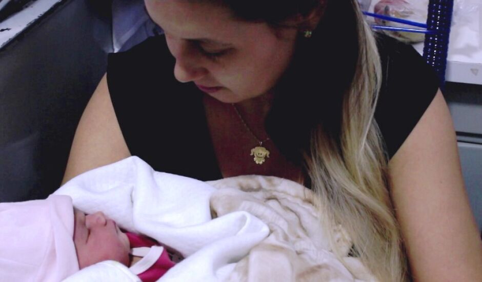 Rafaela recebeu todo acompanhamento pela rede pública e o parto normal no Hospital Auxiliadora