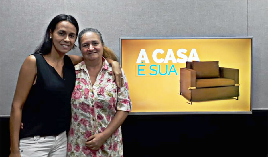 Mãe e avó de Luiz Antônio participaram do programa "A Casa é Sua"