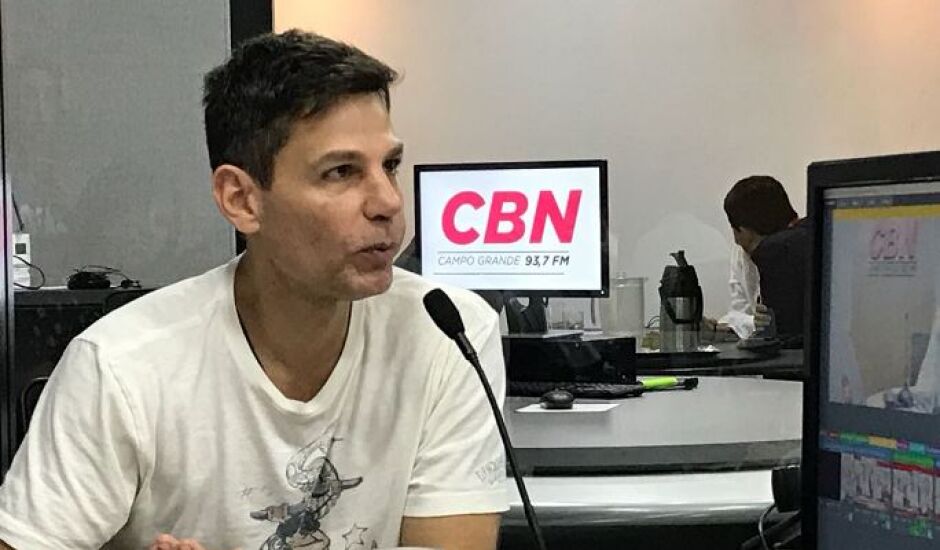 Antes da apresentação no Parque das Nações Indígenas, Marcio Atalla deu entrevista à CBN