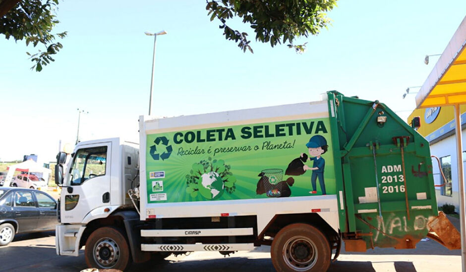 Coleta Seletiva Semanal dos Resíduos Recicláveis de Chapadão do Sul