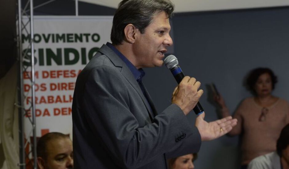 O candidato à Presidência da República, Fernando Hadda