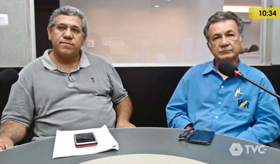 Bento Ferreira e Wilson Turíbio em entrevista ao programa "A Casa é Sua"