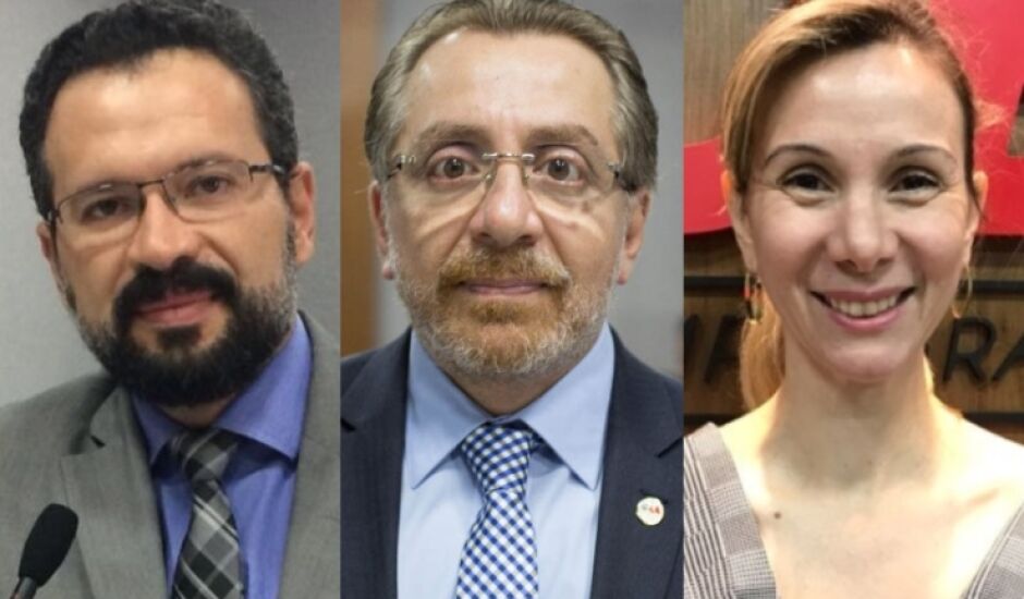 Jully Heyder, Mansour Elias Karmouche e Rachel Magrini disputam a presidência da OAB-MS