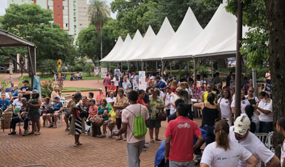 Em 2017, a Semana aconteceu na praça Ari Coelho