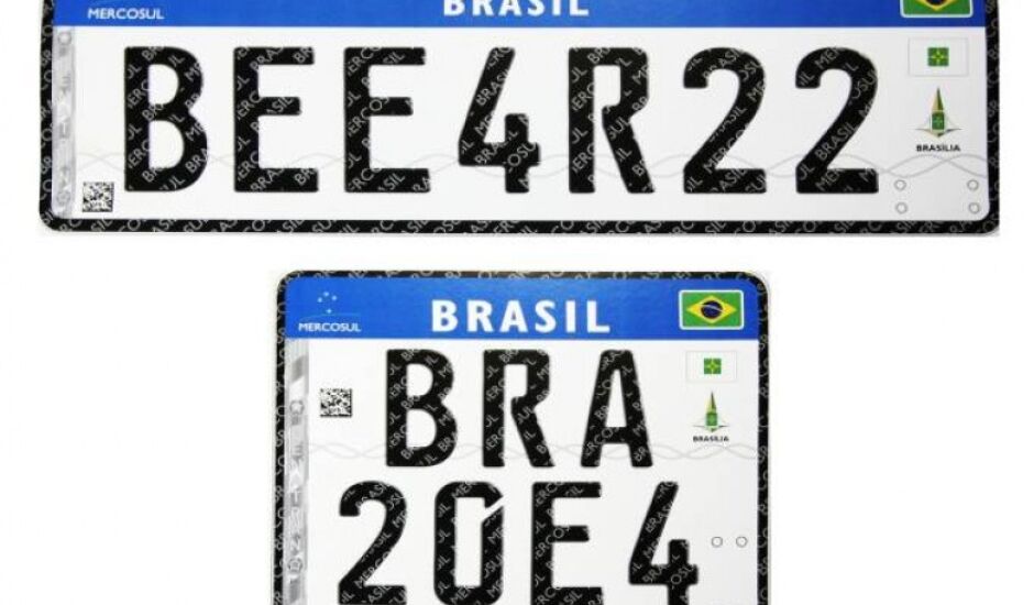 Novas placas prometem facilitar a fiscalização e circulação de veículos entre países do Mercosul