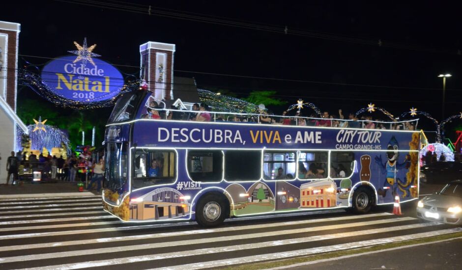 Atualmente, ônibus do City Tour circula durante eventos especiais como no Natal