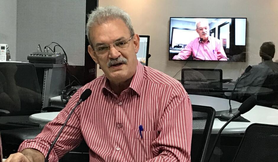 Geraldo Resende em entrevista à CBN Campo Grande no fim de dezembro, pouco antes de assumir a Saúde no estado