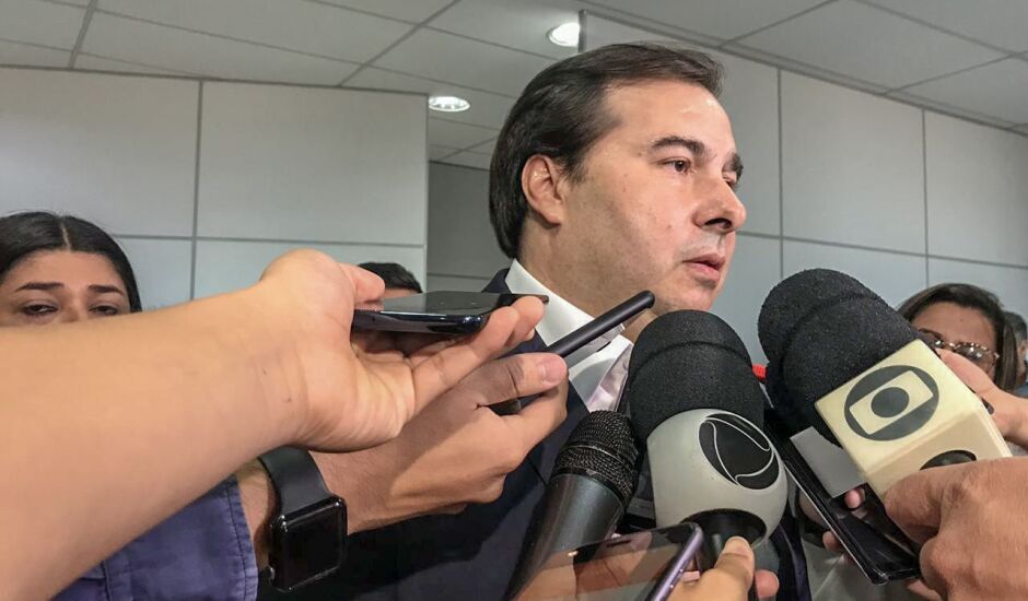 Rodrigo Maia se reuniu com seis dos oito Deputados Federais de MS