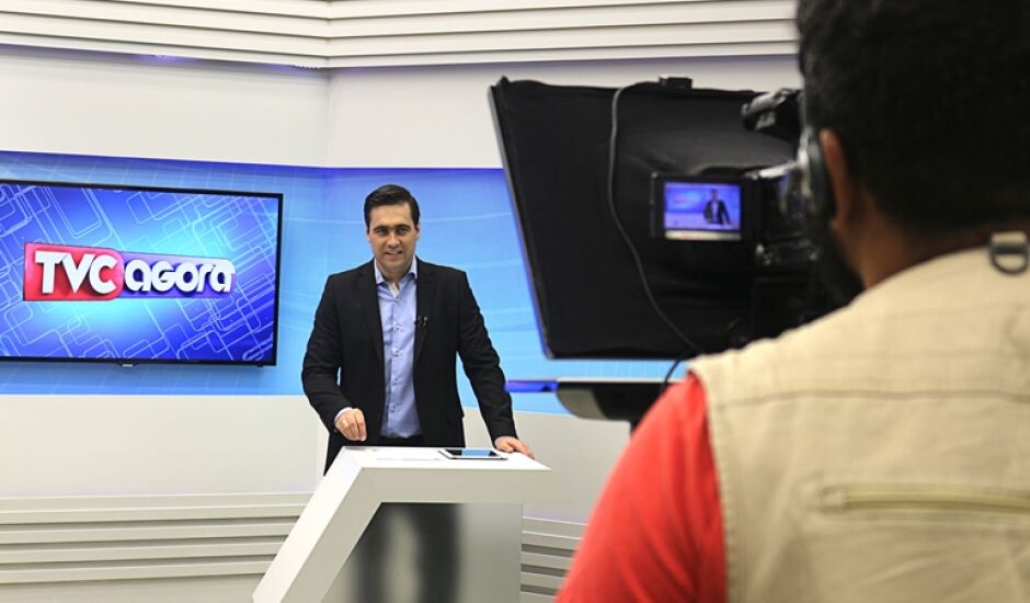 O telejornal “TVC Agora” vai ao ar das 11h e 12h15, com apresentação de Marcelo Marcos