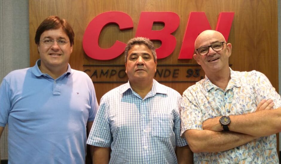 Da esquerda para a direita Juliano Bizzatto, Rubens de Castro Rondon e Paulo Cardoso