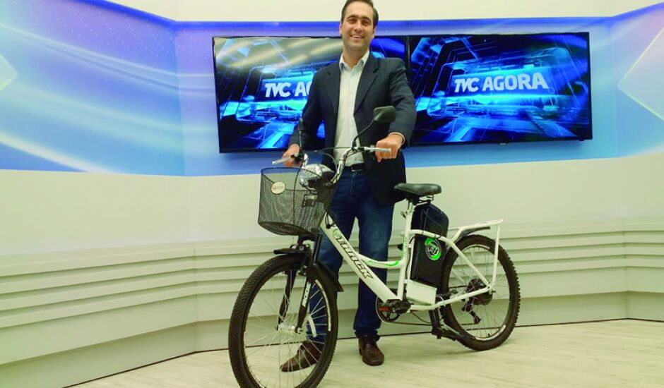 Marcelo Marcos vai sortear as bicicletas elétricas durante a promoção “Festival de Prêmios”