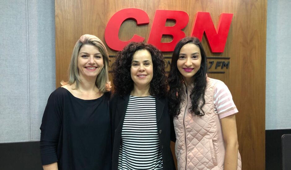 Nádia Mattos, Luciane Mamoré e Luciana Gomes