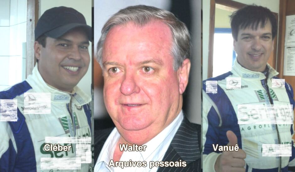 Cléber, Walter e Vanuê Faria: investigados na Lava Jato