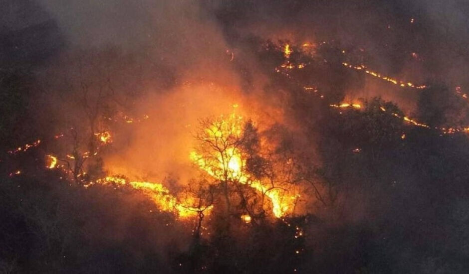 Parque Nacional Serra da Bodoquena foi um dos locais atingidos pelas queimadas