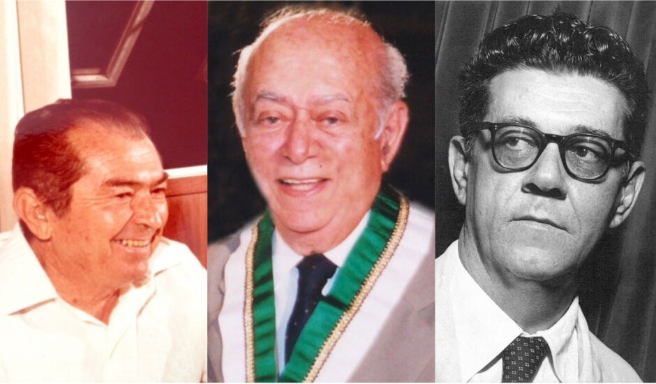 Otávio Gonçalves Gomes, Jorge Antônio Siufi e Radamés Gnattali respectivamente