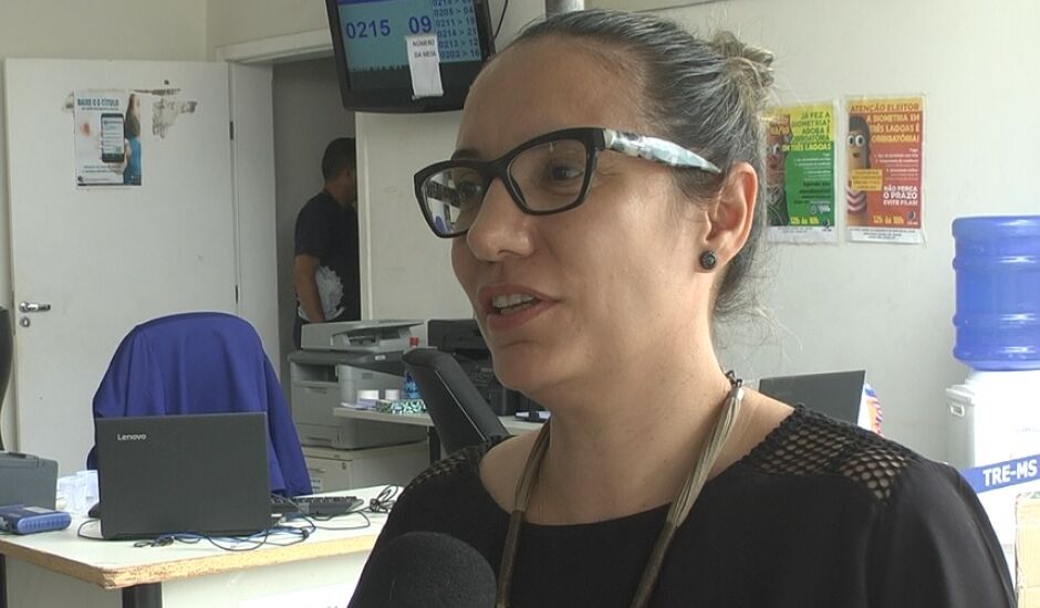 Vanessa Barroso, chefe do cartório eleitoral de Três Lagoas