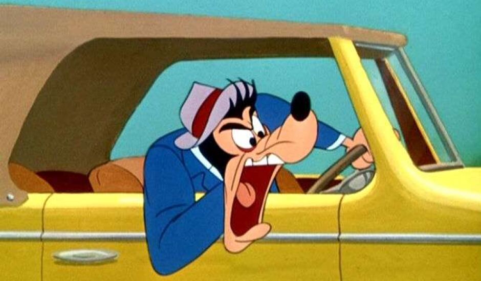 Personagem da Disney onde o Sr.Walker ao dar partida no motor de seu carro se transforma no odioso motorista