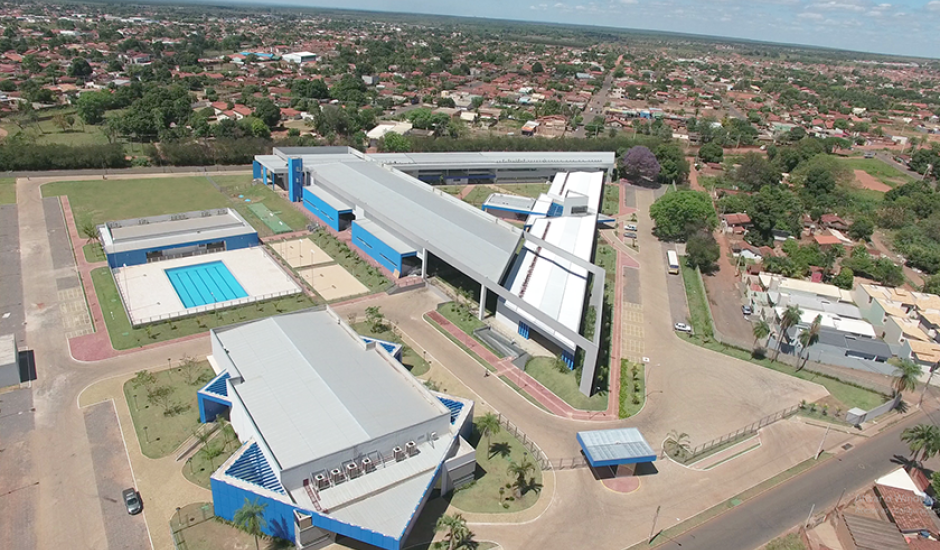 Fotográfia panoramica da escola SESI em Três Lagoas