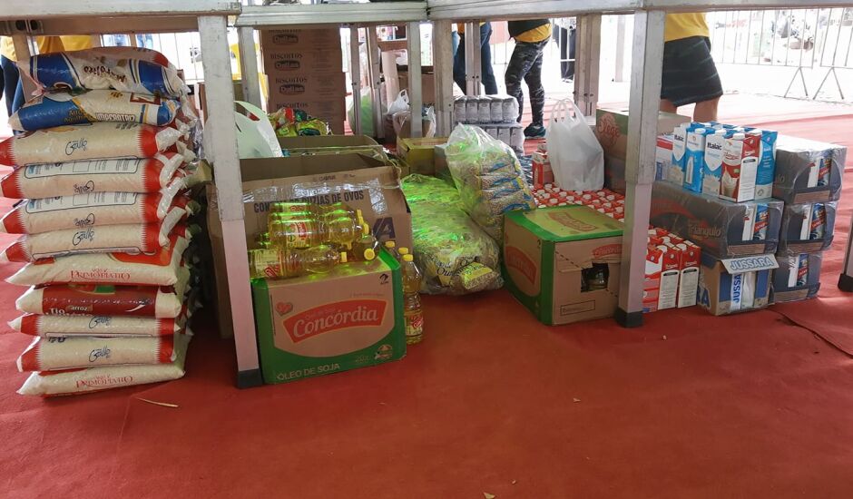 Alimentos serão doados para o Lar de Idosos Santo Agostinho em Paranaíba