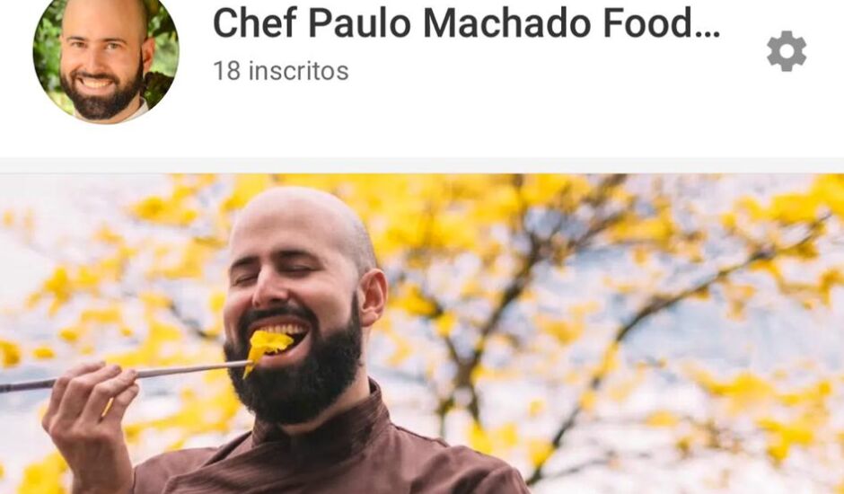 Chef Paulo Machado lança canal do Youtube