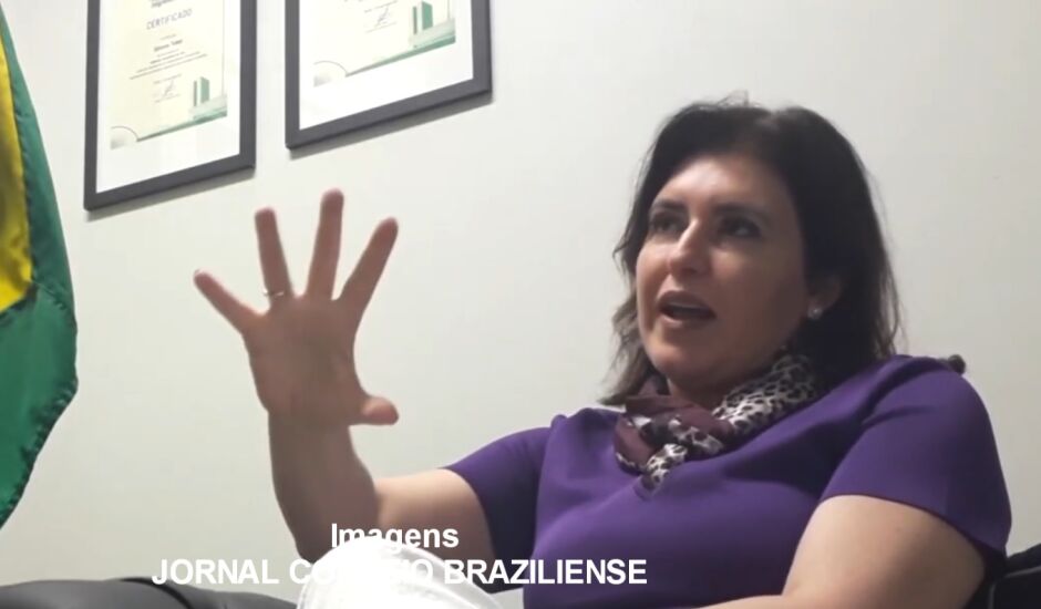Simone deu entrevista ao jornal Correio Braziliense, neste domingo